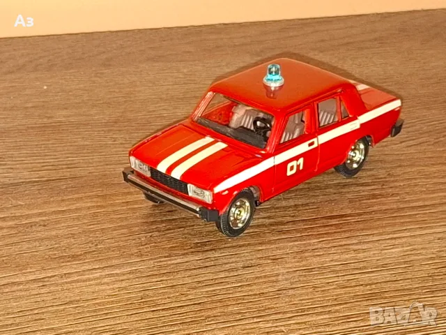 Руски модел ЛАДА 2105 Пожарна 01 1:43 Сделано в СССР USSR