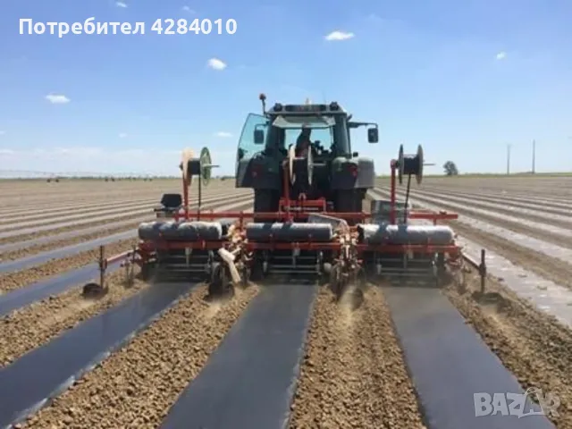 Мулч фолио черно сиво UV защита, снимка 3 - Градински инструменти - 49842126