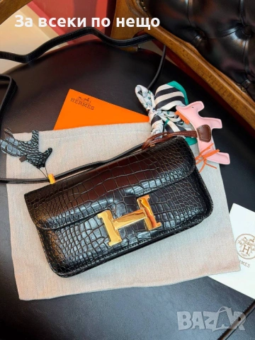 Hermes Дамска Чанта С Дълга Дръжка Синджир За През Рамо - Различни Цветове Код SK1039, снимка 2 - Чанти - 53776234