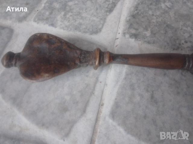 древна лъжица бронз, снимка 5 - Антикварни и старинни предмети - 51475839