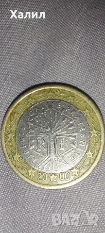 1 EURO FRANCE, снимка 2 - Нумизматика и бонистика - 53405628