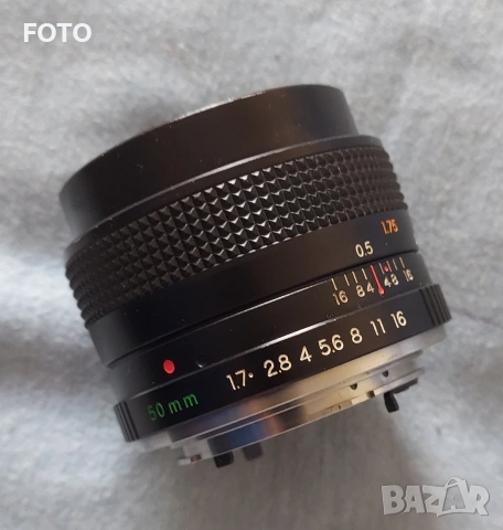 Yashica lens ML50mm 1:1.7, снимка 3 - Обективи и филтри - 53847935