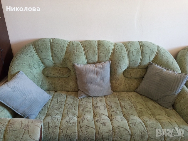 холова гарнитура , снимка 3 - Дивани и мека мебел - 52678666
