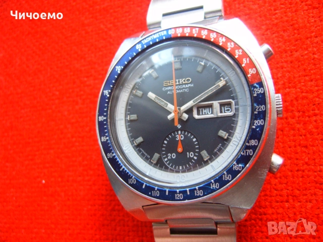 Seiko Chronograph 6139-6002 POGUE, снимка 2 - Антикварни и старинни предмети - 53106421