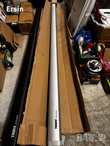 Тента Thule Omnistor 4.0 метрова (25.08.2022)  Страничен монтаж   Свалена от чисто нов Кемпер Hymer, снимка 4 - Палатки - 53403357