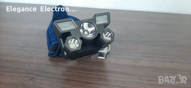 Челник за глава Head Lamp XHP 5 Led с акумулаторна батерия, снимка 9 - Индустриална техника - 39907190