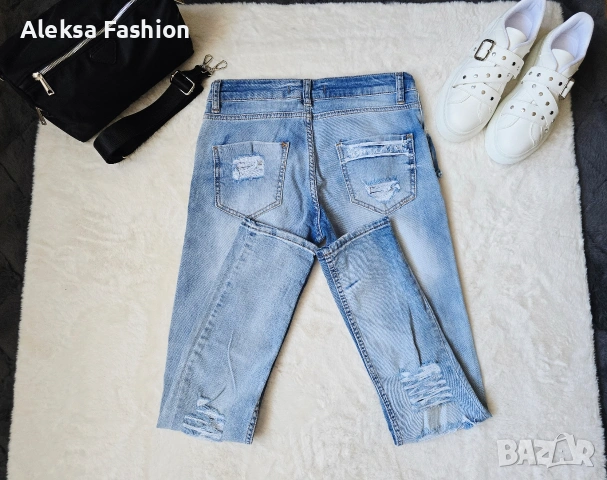 Дамски дънки , снимка 9 - Дънки - 43324128