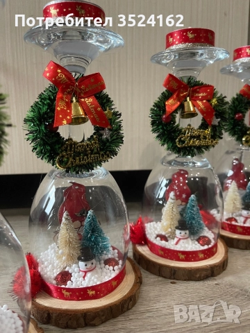 Свещник Коледа, снимка 9 - Декорация за дома - 52032297