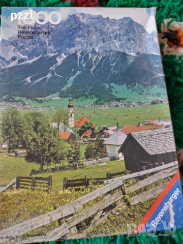 Пъзел "Zugspitze” Ravensburger 1975г. 1000 части