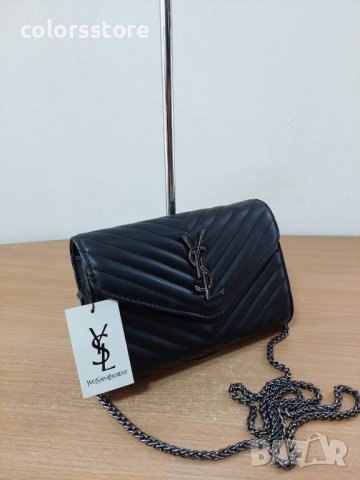 Луксозна Черна чанта /реплика  YSL кодSG112, снимка 3 - Чанти - 39847031