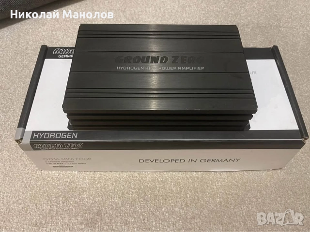 Усилвател Ground Zero GZHA MINI FOUR, снимка 2 - Аксесоари и консумативи - 51610439