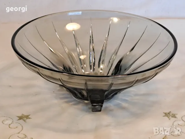 стъклена фруктиера цветно стъкло 21/7, снимка 3 - Аксесоари за кухня - 49990369