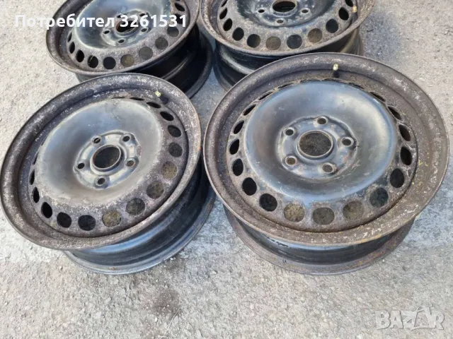 Стоманени джанти 15", 5x112, централен отвор 57.1 - VW, Audi и Skoda, снимка 12 - Гуми и джанти - 49119112