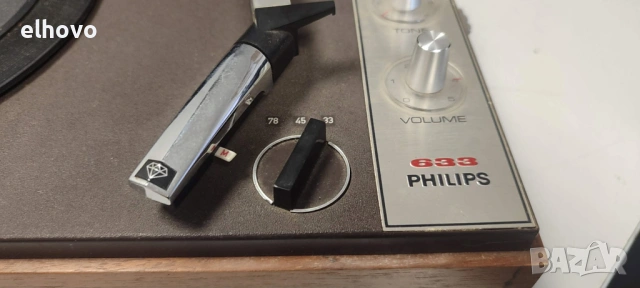 Грамофон Philips 633, снимка 3 - Грамофони - 53464854