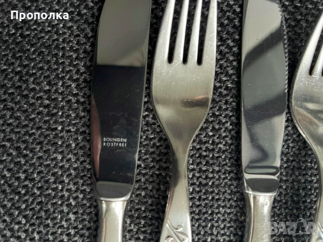 Прибори A&H Solingen вилици и ножове за хранене  9бр., снимка 6 - Прибори за хранене, готвене и сервиране - 52024567