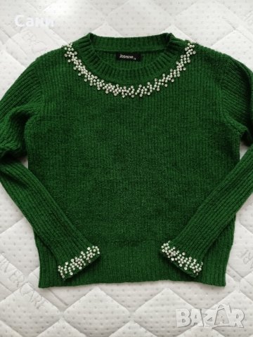 Зелен пуловер, снимка 5 - Блузи с дълъг ръкав и пуловери - 44351276