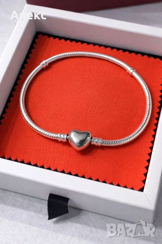 Гривна със сърце + ПОДАРЪК🎁, снимка 3 - Гривни - 49472595