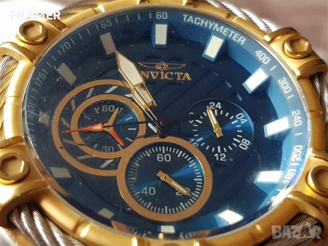 Мъжки часовник Invicta Bolt 52мм Оригинален Спортен Елегантен Нов, снимка 10 - Мъжки - 40867162