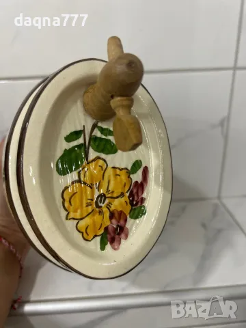 Ръчно Handarbeit Порцеланово буре за уиски  Германия от 70-те години , снимка 12 - Антикварни и старинни предмети - 49526280