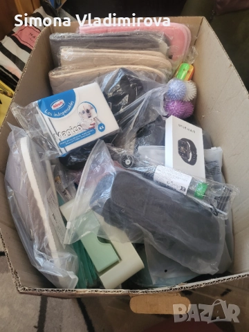 Кашон пълен с неща от Temu