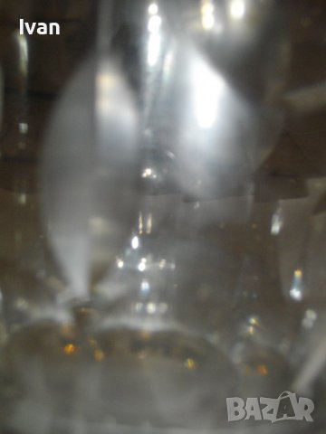 Голяма Кристална Ваза-Кръгла-210мм-Диаметър 110мм-Тежка-3,0 кг, снимка 7 - Вази - 39814186