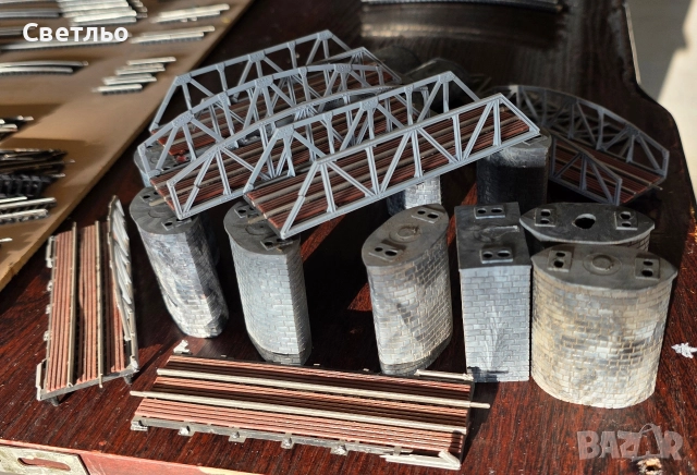 Релси за влакчета в мащаб 1:160 N , снимка 6 - Колекции - 52926020
