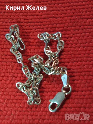 ВЕЛИКОЛЕПНА ИТАЛИАНСКА СРЕБЪРНА ГРИВНА СРЕБРО 925 ITALY КРАСИВА РЕТРО АРТ ПЛЕТКА 17340, снимка 9 - Гривни - 46224431