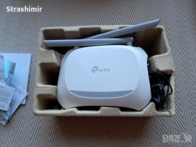 Рутери - TP-Link TL-WR840N , снимка 2 - Рутери - 52987996