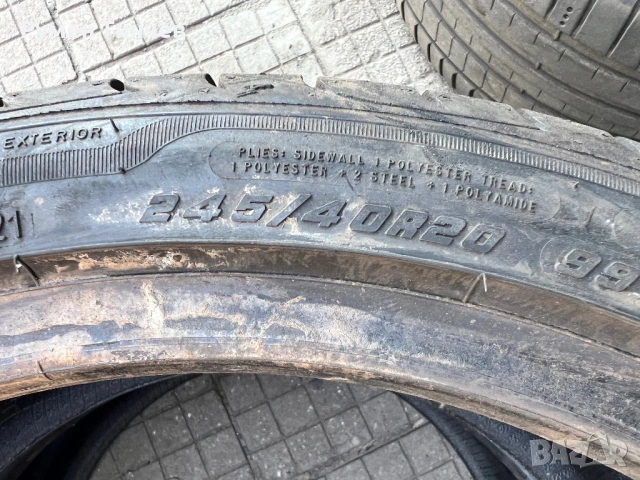 2 бр летни гуми 245-40-20, снимка 5 - Гуми и джанти - 53741832