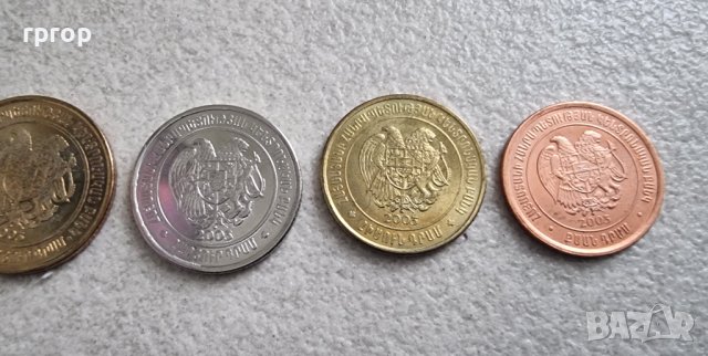 Армения. 20,50,100,200,500 арменски драм. Чисто нови . UNC. 5  бройки., снимка 6 - Нумизматика и бонистика - 44236648