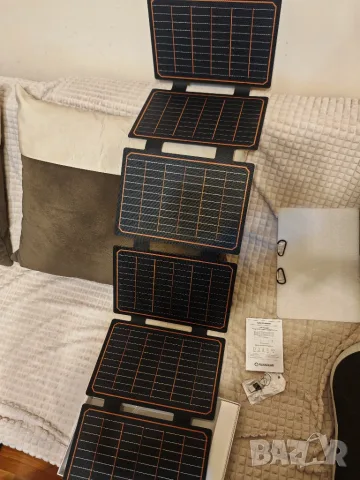 FlexSolar S60 60W сгъваем соларен панел SolarPad с USB и DC изходи
