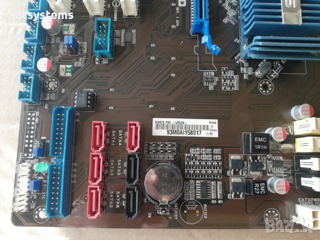 Дънна платка Asus M4N78 PRO Socket AM2, снимка 7 - Дънни платки - 44216752