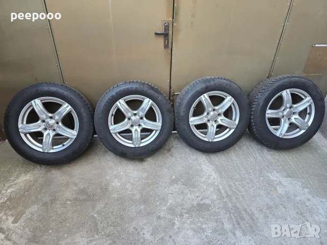 Алуминиеви джанти 5x114,3 с зимни гуми Дънлоп 225/65/17 Honda CR-V