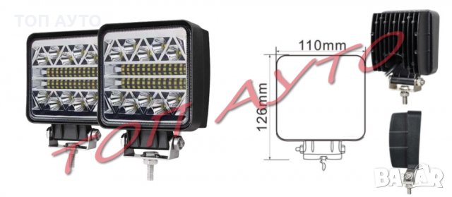 Стойка Ролбар и Лед Халогени 2 х 108W Комплект, снимка 4 - Аксесоари и консумативи - 35728623