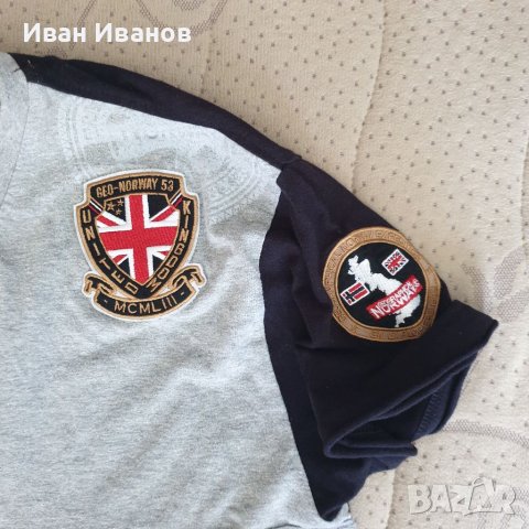 Блуза / тениска GEOGRAPHICAL NORWAY  размер Л , снимка 3 - Тениски - 40997039