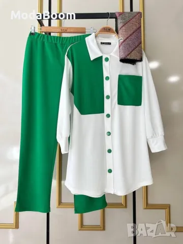 Промоция💥Елегантна риза тип туника и панталон, снимка 6 - Комплекти - 48062803