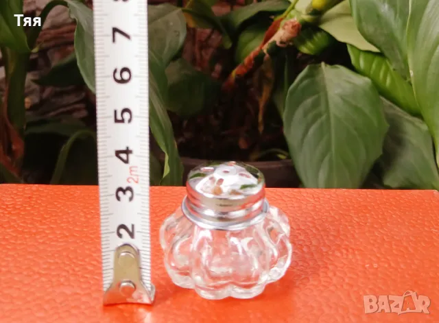 Стъклени мини каничка и солнички , снимка 5 - Декорация за дома - 49882753