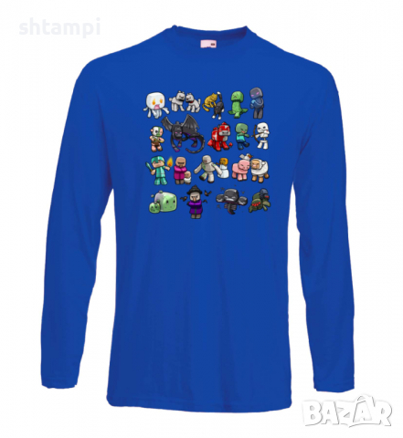 Мъжка тениска майнкрафт Minecraft 8,Minecraft,Игра,Забавление,подарък,Изненада,Рожден Ден., снимка 3 - Тениски - 36496390