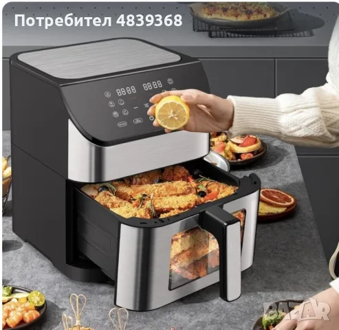 Фритюрник с горещ въздух ПРОМО ЦЕНА, снимка 4 - Фритюрници - 56265546