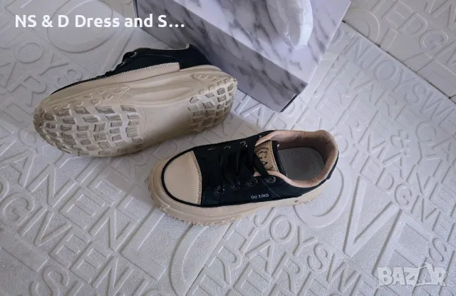 Дамски маратонки кецове с висока подметка , снимка 5 - Маратонки - 49638962