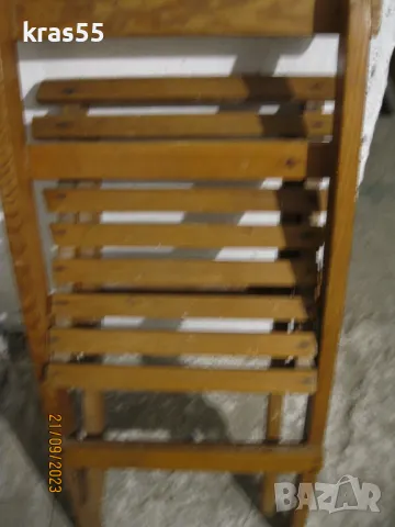 Mасивни дървени столове, снимка 4 - Столове - 50367303