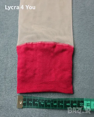 S/M дамски тънки чорапи 12 ден с червена широка лента, снимка 16 - Бельо - 47625688