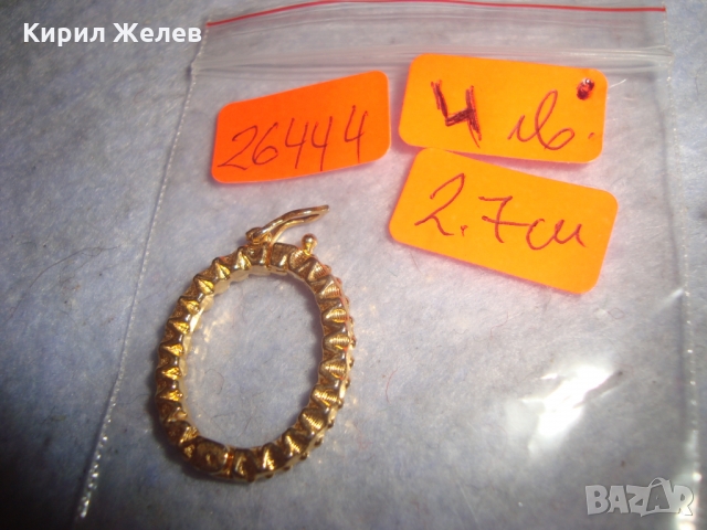 СТАРИННО ВИНТИДЖ ПОЗЛАТЕНО ОРИГИНАЛНО АРТ - ДЕКО БИЖУ 26444