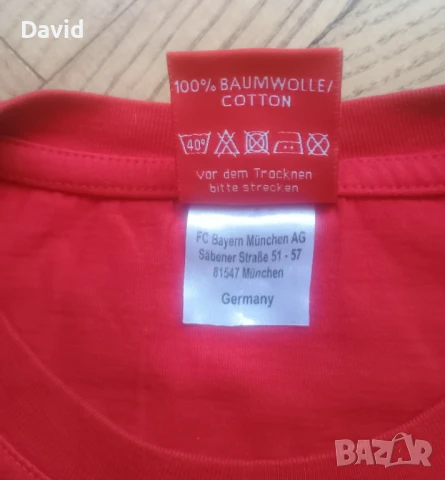 Памучна фланелка на Байерн Мюнхен, снимка 4 - Футбол - 50656211