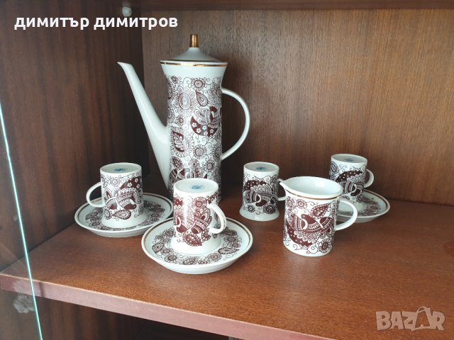 Непълен комплект за кафе с каничка за мляко