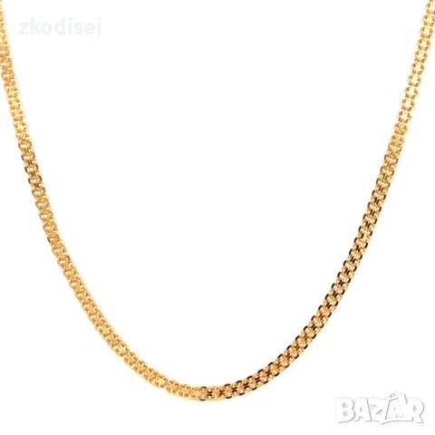 Златен синджир 4,85гр. 38,0см. 14кр. проба:585 модел:32135-1, снимка 2 - Колиета, медальони, синджири - 50534549