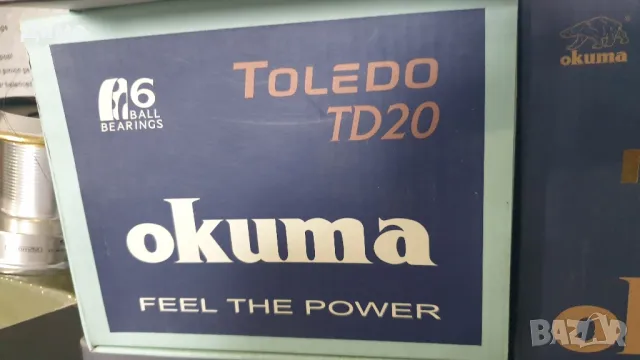 разпродава!!Маркова макара OKUMA TOLEDO 6бр.лагера метал, снимка 3 - Въдици - 48820523