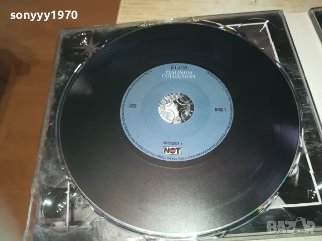ELVIS THE PLATINUM COLLECTION X3 CD-ВНОС ENGLAND 2209241207, снимка 14 - CD дискове - 47319577
