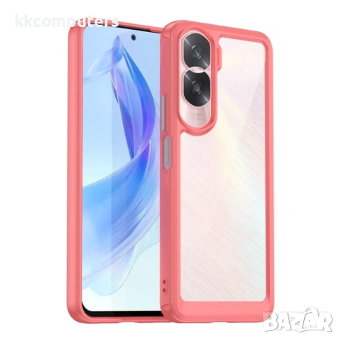 Honor 90 Lite Силиконов Калъф Transparent TPU и Протектор, снимка 3 - Калъфи, кейсове - 53140064