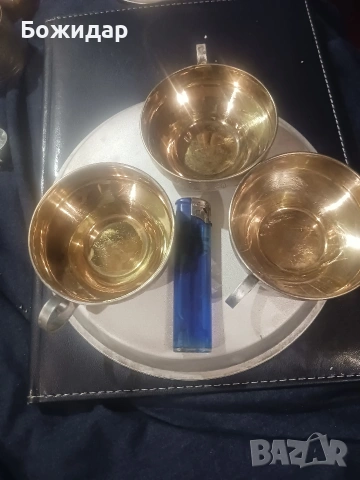 Посребрен Сервиз за кафе.СССР.